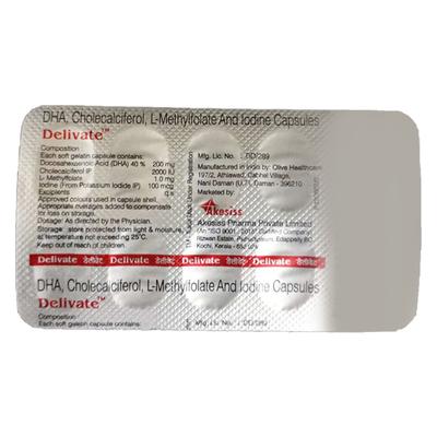 DELIVATE Capsule 10's - Supplements-Ent