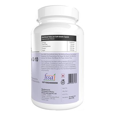 Briyo CoenzymeQ10 + Omega 3 Softgel 60's - Co-Q