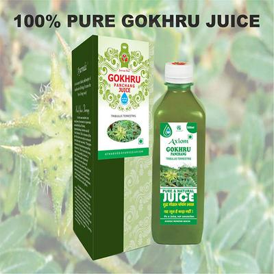 Axiom Gokhru Panchang Juice 500 ml - Ayurvedic Juices
