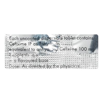 Secef DT 100mg Tablet 10'S - Bacterial Infections-Cep