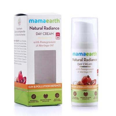 Mamaearth Natural Radiance Day Cream 50 gm - Face Creams