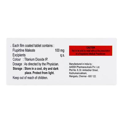 FLUTENSE Tablet 10's - Pain relief-Ano