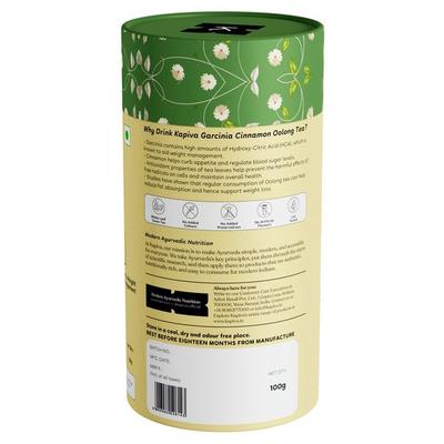 Kapiva Garcinia Cinnamon Oolong Tea Powder 100 gm - Speciality Medicines