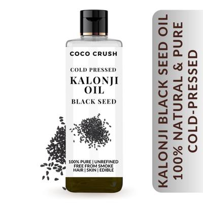 Coco Crush Cold Pressed Kalonji Oil - Balck Seed 200 ml - Personal Care (Ayush)
