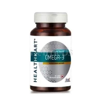 HealthKart Omega 3 Softgel 90's - Omega Fish Oil Fatty Acids