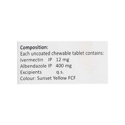 Ivecop AB 12 Tablet 1'S - Parasitic Worms-Ant