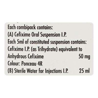 CEFI 50mg Dry Syrup 50ml (N) - Bacterial Infections-Cep
