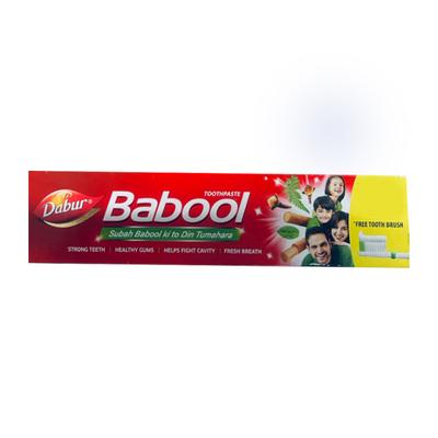 Dabur Babool Toothpaste 175 gm (Free Toothbrush) - Toothpaste