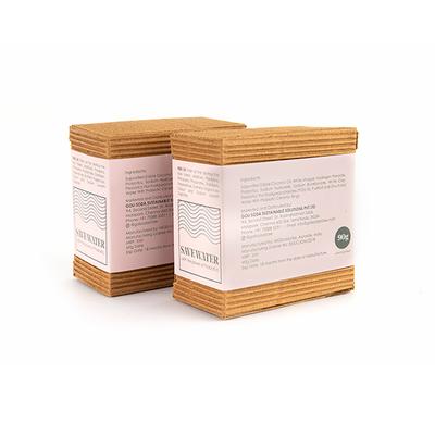Goli Soda All Natural Probiotic Cloth Pad Soap Bar (Pack of 2 x 90 gm) - Soaps