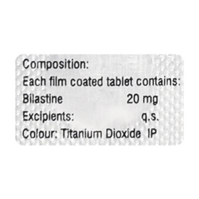 BILBAY 20mg Tablet 10's - Allergies-Ant