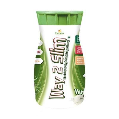 Evexia Way2Slim Healthy Weight Management Vanilla Flavour Powder 500 gm - Weight Loss