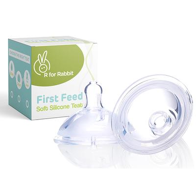 R for Rabbit Steel Extra Nipple Feeding Bottle (210 ml) - White - Feeding & Nursing