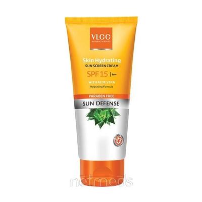 VLCC Skin Hydrating Sun Screen Cream SPF15 100 gm - Body Sunscreen