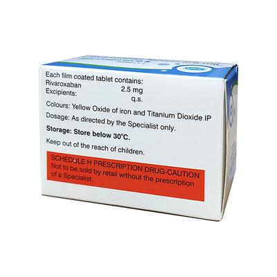 RICOSPRIN 2.5mg Tablet 10's - Blood Clot-Ant