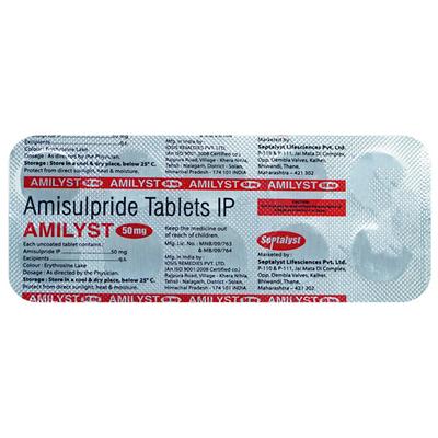 AMILYST 50mg Tablet 10's - Schizophrenia-Aps