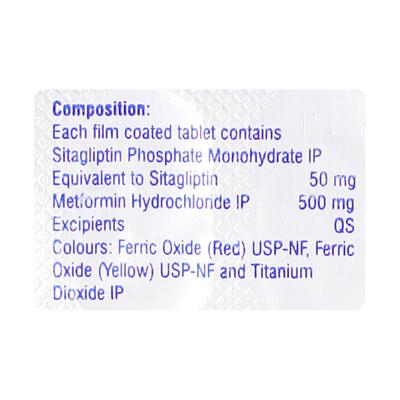 SITABITE M 50/500 Tablet 10's - Diabetes-Ant