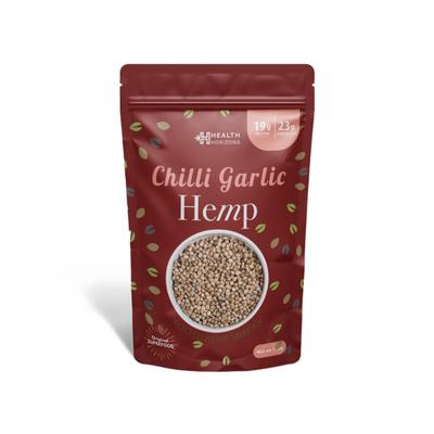 Health Horizons Chilli Garlic Roasted Hemp Seeds (Pack of 2 x 100 gm) 1's - Nutritional Bars