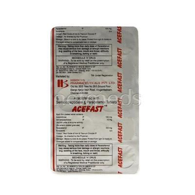 Acefast Tablet 10'S - Pain relief-Nsa