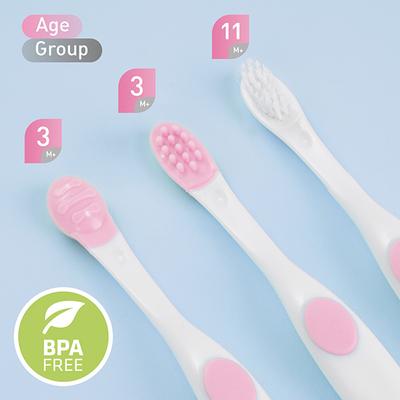 R for Rabbit Stylo Toothcare Set - Pink White - Baby Oral Care