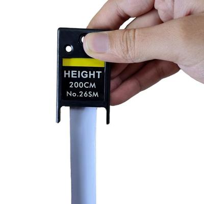 Sahyog Wellness Stature Meter Wall Mount Height Measurement (2m/200cm) - Black 1's - Height Meter