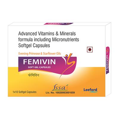 FEMIVIN Softgel Capsule 10's - Supplements-Vam