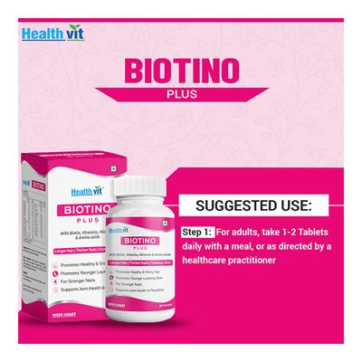 Healthvit Biotino Plus Tablet 60's - Hair & Skin