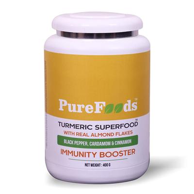 PureFoods Turmeric Super Food Immunity Boosting Powder 400 gm - Vitamin C