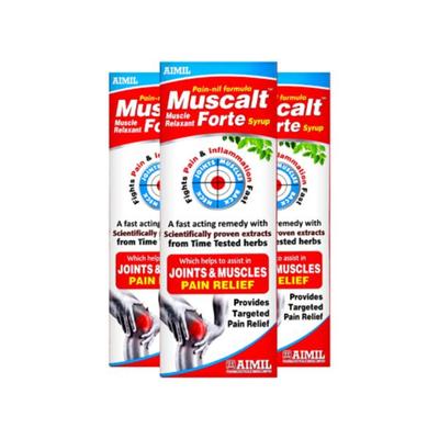 Aimil Muscalt Forte Syrup (Pack of 3 x 200 ml) - Speciality Medicines