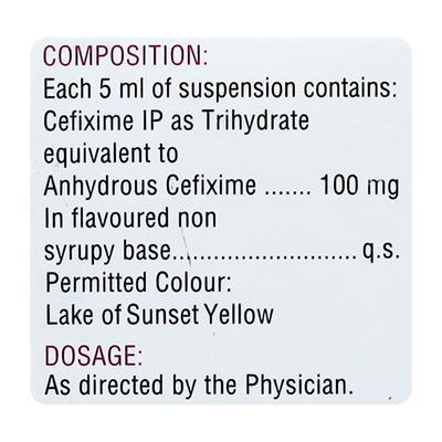 ZIFI 100 READYMIX Oral Suspension 30ml - Bacterial Infections-Cep