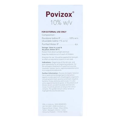 POVIZOX 10% Solution 100ml - Wound Care-Ski