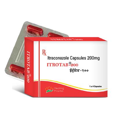 ITROTAB 200 Capsule 4's - Fungal Infections-Anf