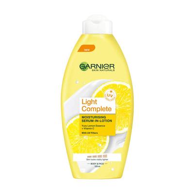 Garnier Skin Naturals Light Complete Fairness Serum Cream UV 45 gm + Moisturising Serum-in-Lotion 125 ml - Face Serum