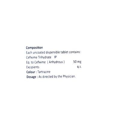 Oritaxim O 50mg Tablet 10'S - Bacterial Infections-Cep