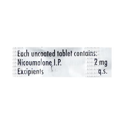 Acitrom 2mg Tablet 10'S - Blood Clot-Ant