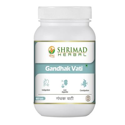 Shrimad Herbal Gandhak Vati 60's - Digestive Care
