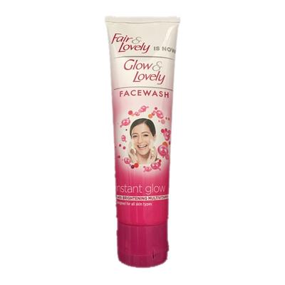 Fair & Lovely Instant Glow Brightening Face Wash 100 gm - Face Creams