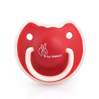 R for Rabbit Tusky Pacifier for kids of 6 months - Red 1's - Pacifiers & Teethers