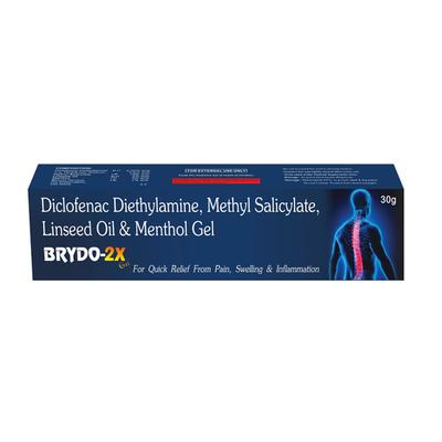 BRYDO 2X Gel 30gm - Pain relief-Nsa