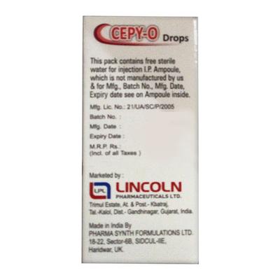 Cepy O 25mg Drops 10ml - Bacterial Infections-Cep