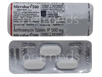 Microbact 500mg Tablet 3'S - Bacterial Infections-Mac