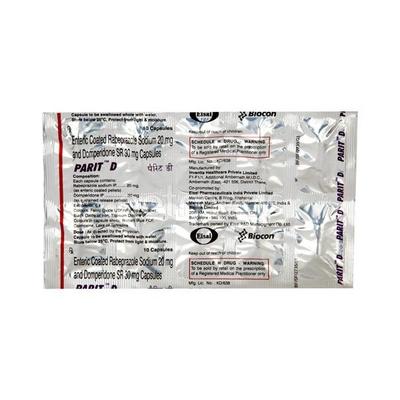 Parit D Capsule 10'S - Ulcer/Reflux/Flatulence-Aaa