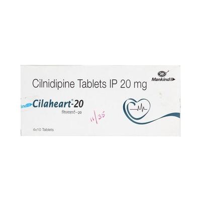 Cilaheart 20mg Tablet 10'S - Hypertension-Cal