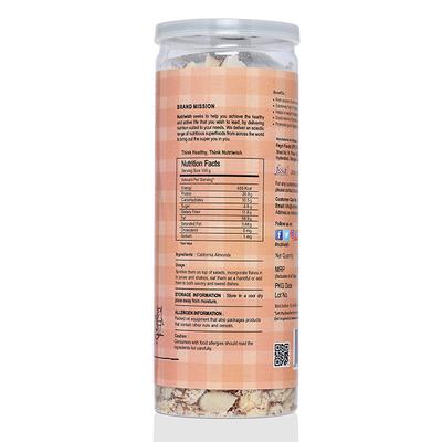 Nutriwish Unblanched Almond Flakes 125 gm - Nutritional Bars