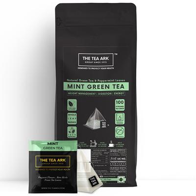 The Tea Ark Tea Bags - Mint Green Tea 100's - Herbal/Green Teas