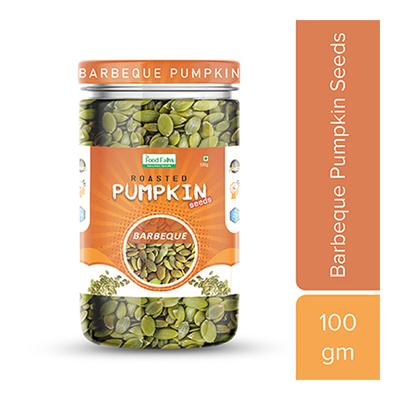 The Food Folks Roasted Pumpkin Seeds - Barbeque 100 gm - Nutritional Bars