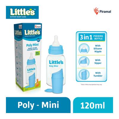 Little's Poly Mini Feeding Bottle 120 ml - Feeding & Nursing