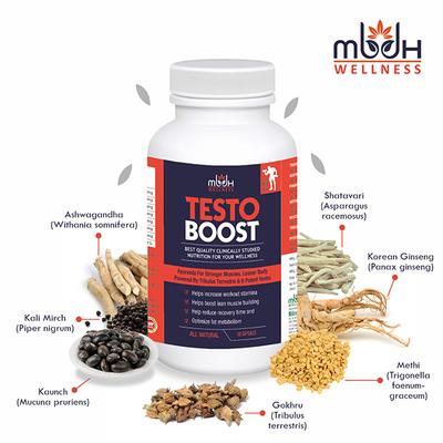 MBDH Wellness Testoboost Capsule 60's - Speciality Medicines