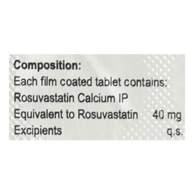 ROSUVASTIN 40 Tablet 10's - High Cholesterol-Dys