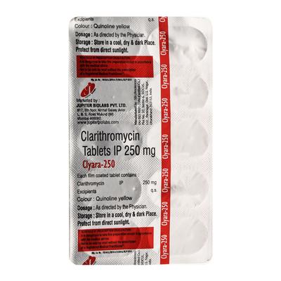 CLYARA 250 Tablet 10's - Bacterial Infections-Mac