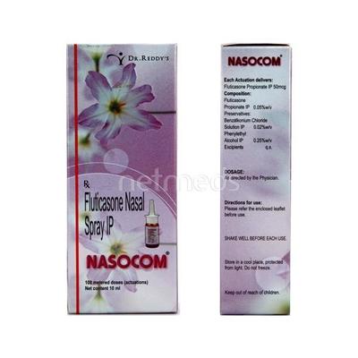 Nasocom Nasal Spray 10ml - Nasal Congestion-Nas
